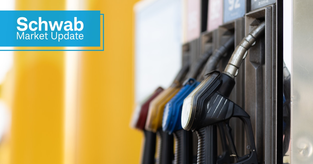 Schwab Market Update: A set of fuel pumps.