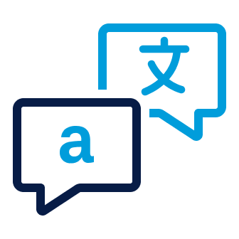 Multilingual icon