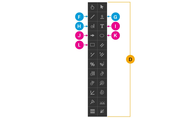 thinkorswim desktop drawing tools.